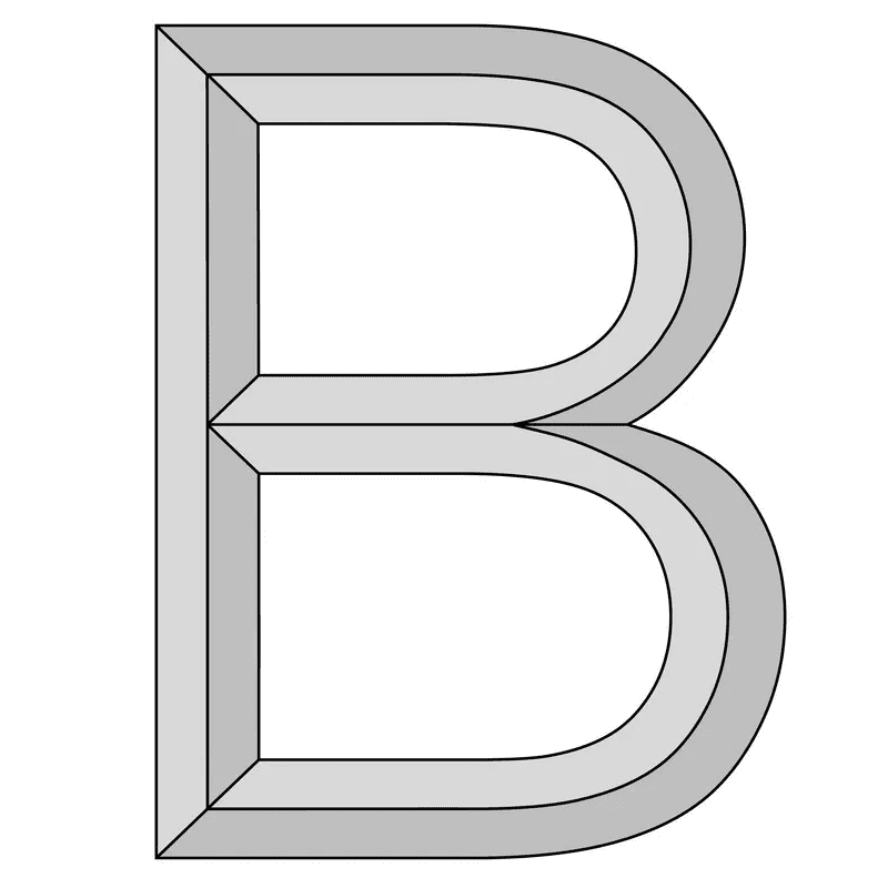 Free Letter B Clipart Download