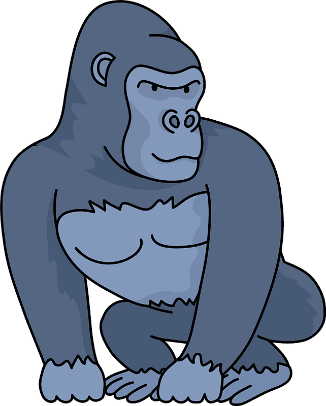 Gorilla Clipart Transparent Png