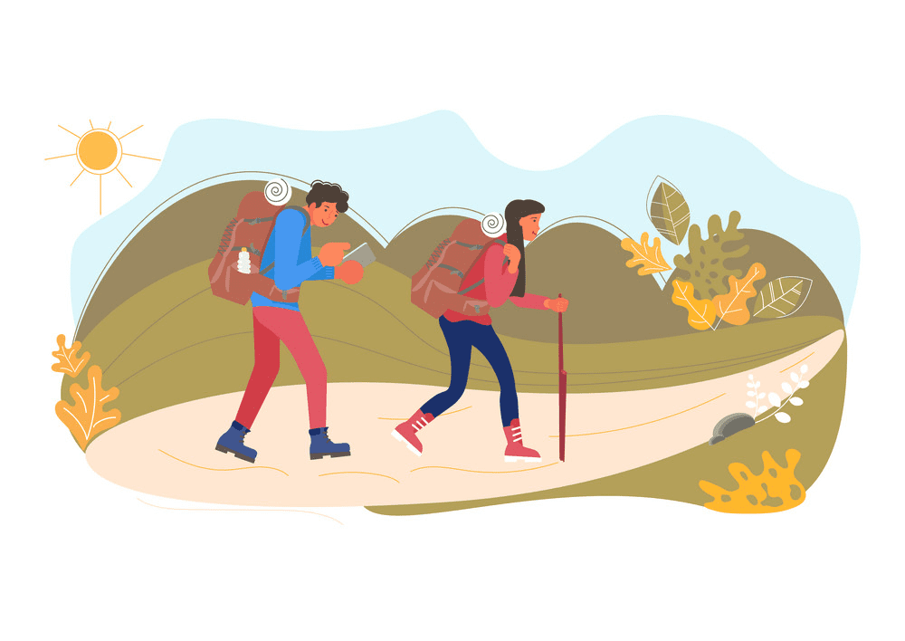 Hiking Clipart Picture