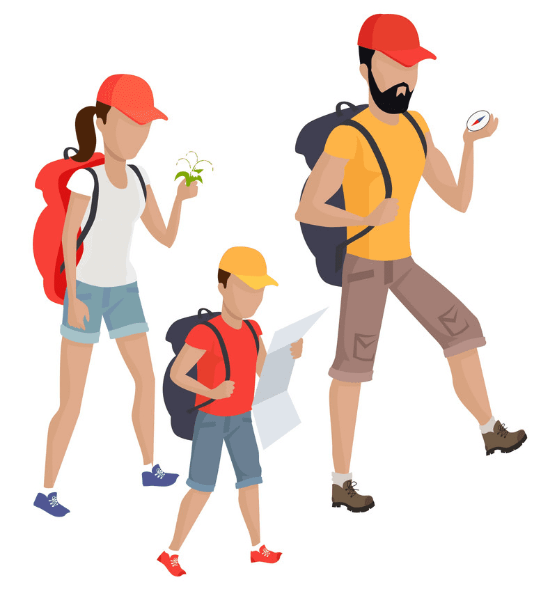 Hiking Clipart Png Free