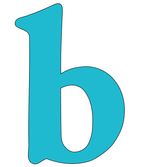 Letter B Clip Art Image