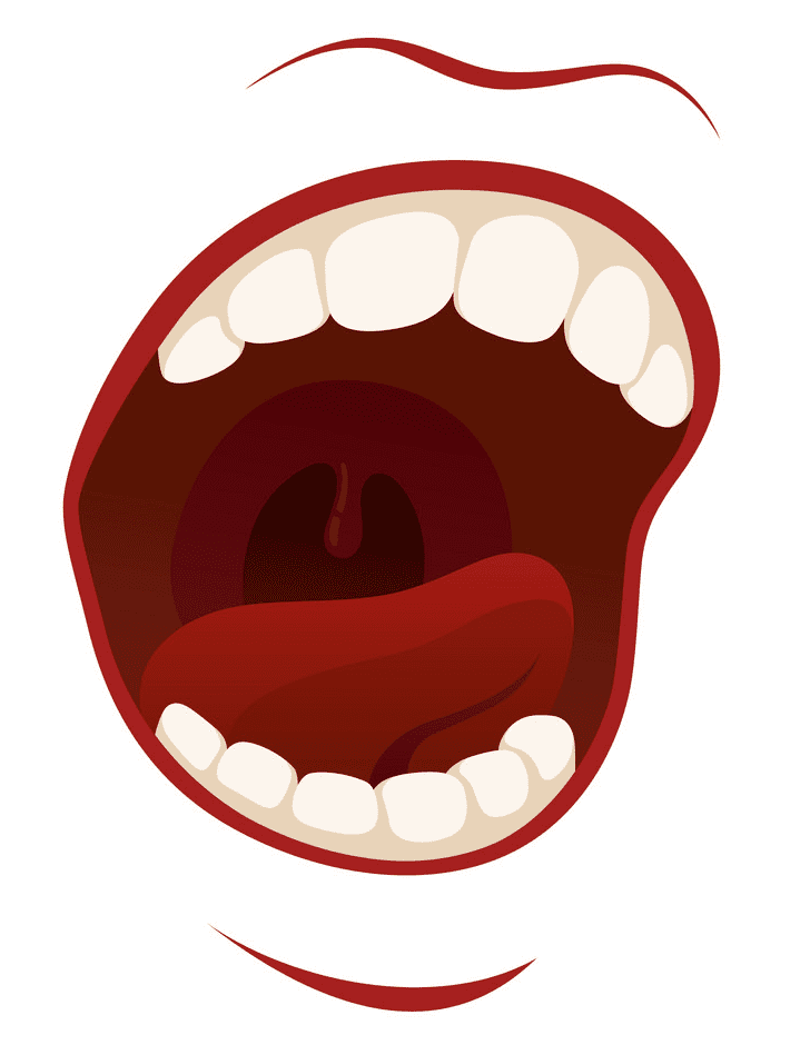 Screaming Mouth Clipart Free
