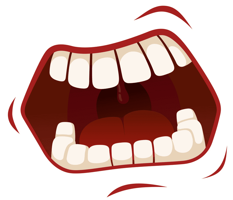Screaming Mouth Clipart