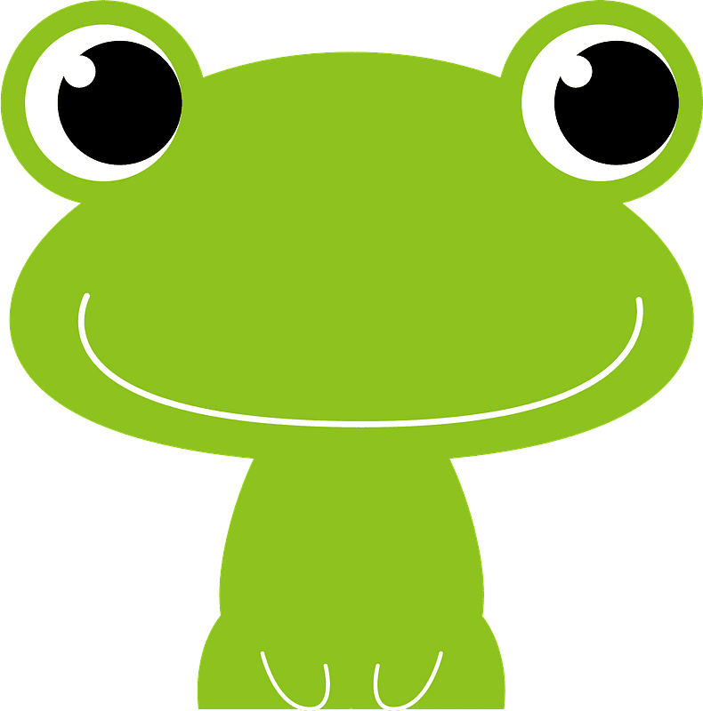 Smiling Frog Clipart Transparent