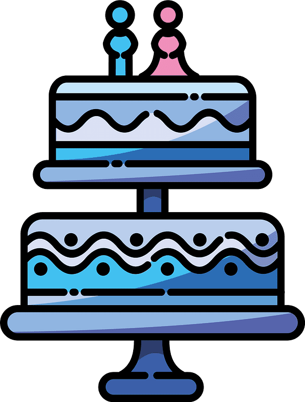 Wedding Cake Clipart Transparent Background