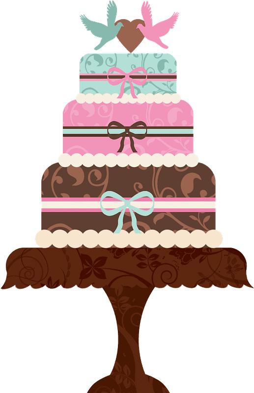 Wedding Cake Clipart Transparent Free