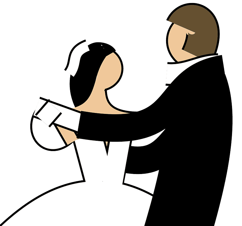 Wedding Dance Clipart Transparent Background