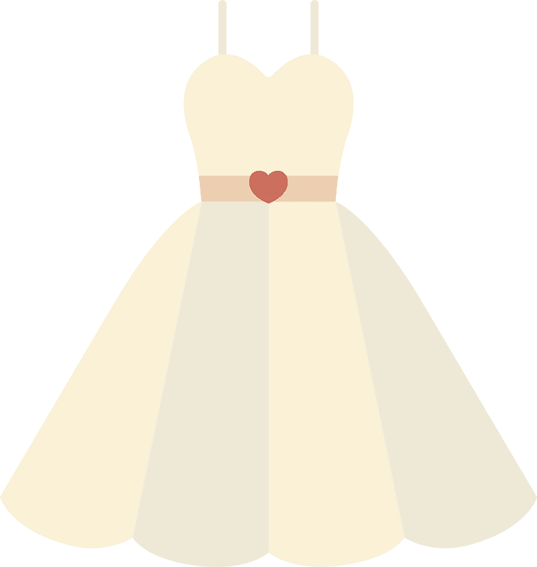 Wedding Dress Clipart Transparent Image
