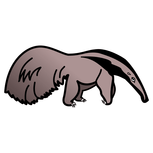 Anteater Clipart Free Png Image