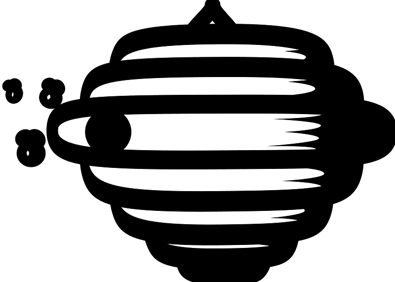 Beehive Clipart Black and White