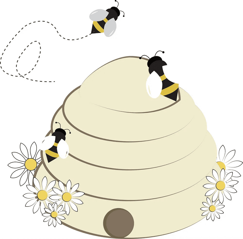 Beehive Clipart Free 1