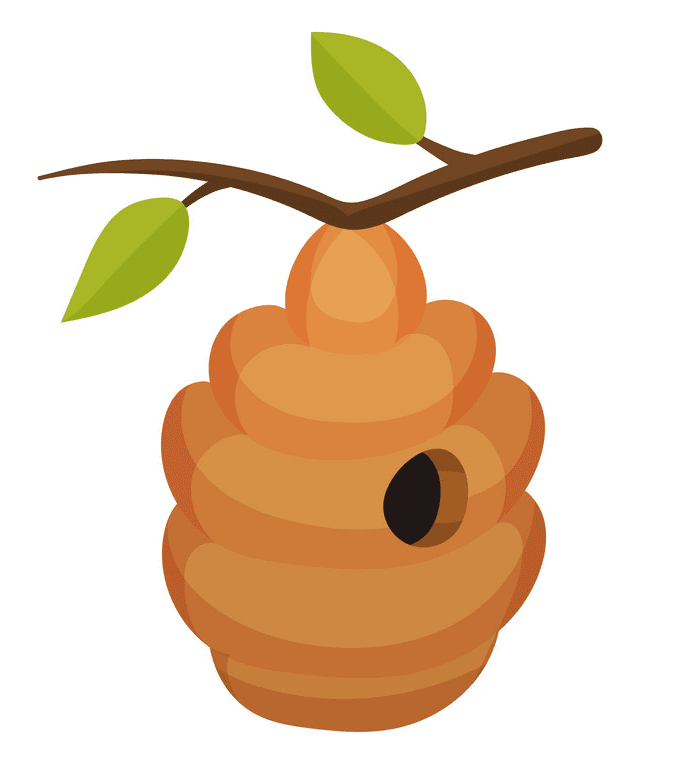 Beehive Clipart Free Png Image