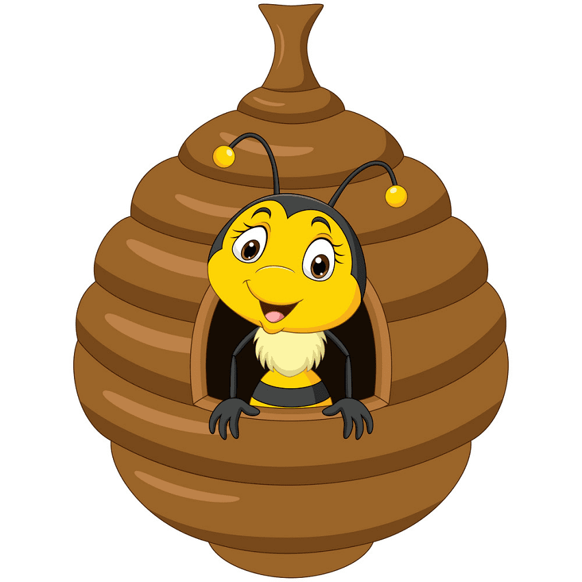 Beehive Free Clipart Png