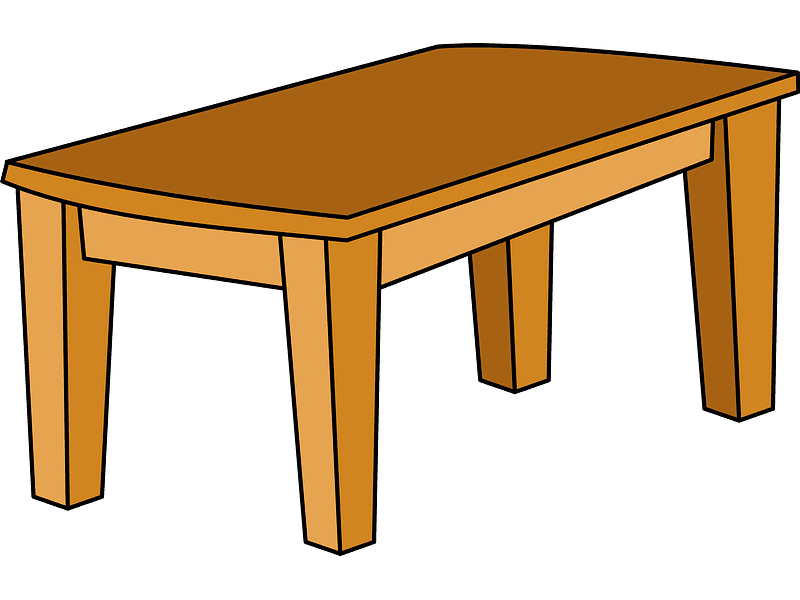 Coffee Table Clipart Transparent