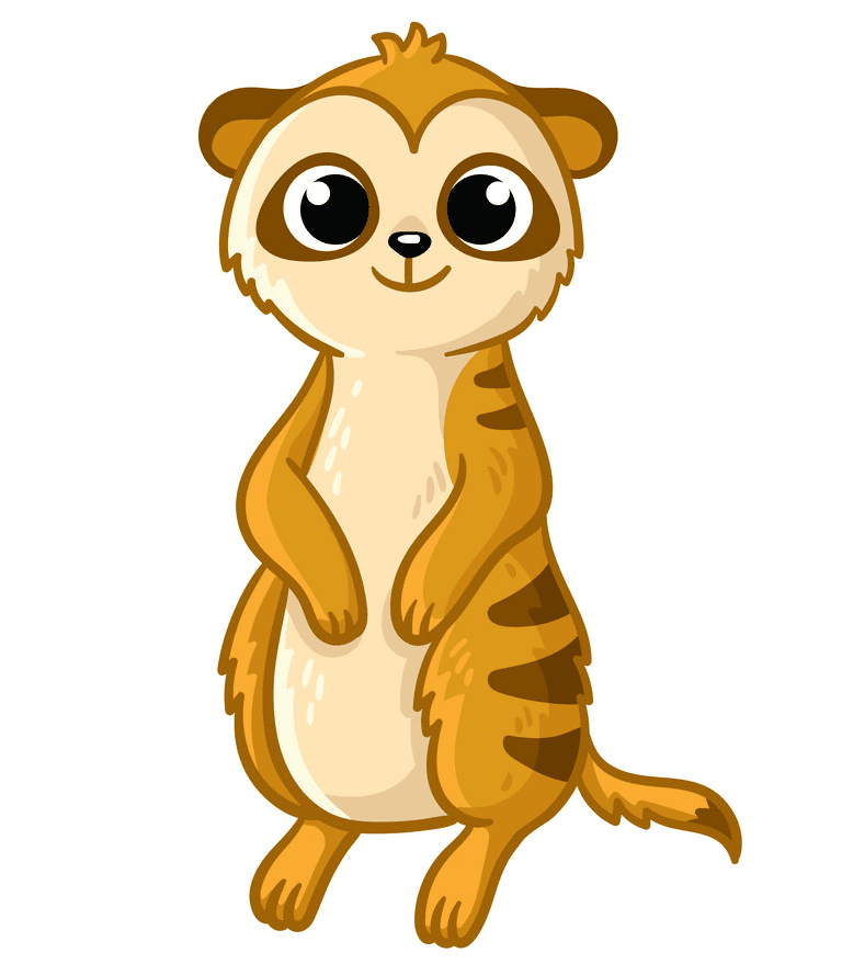 Cute Meerkat Clipart Free