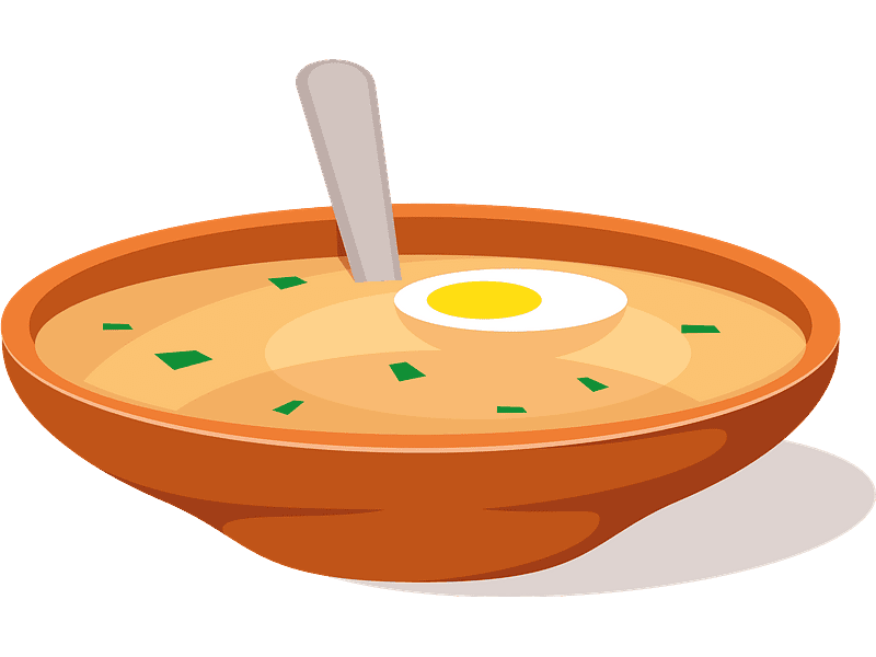 Egg Soup Clipart Transparent
