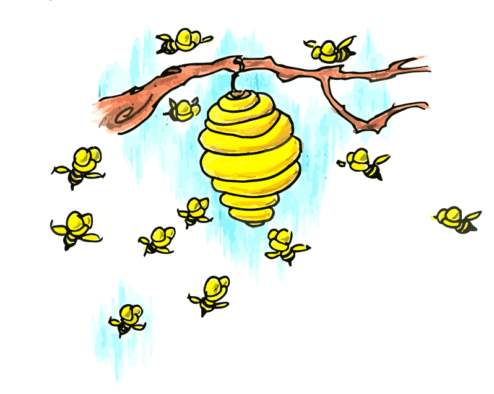 Free Beehive Clip Art