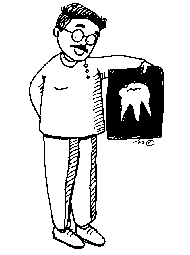 Free Dentist Clipart Black and White