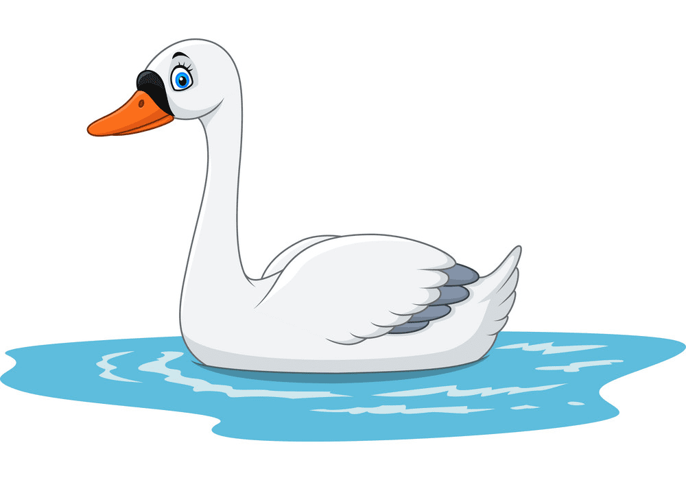 Free Swan Clipart Image