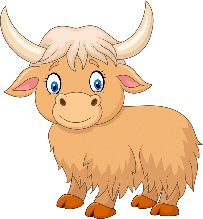 Free Yak Clipart Picture
