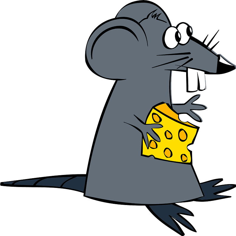 Greedy Rat Clipart Transparent