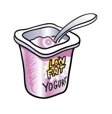 Low Fat Yogurt Clipart