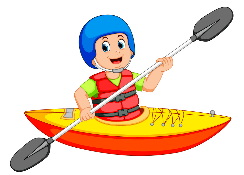 Paddling Kayak Clipart For Free