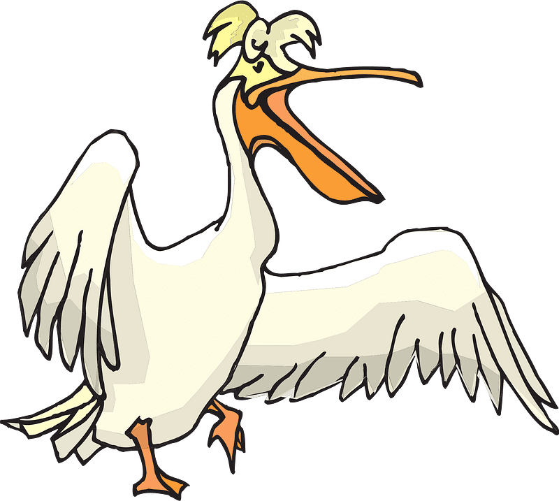 Pelican Transparent Clipart Png