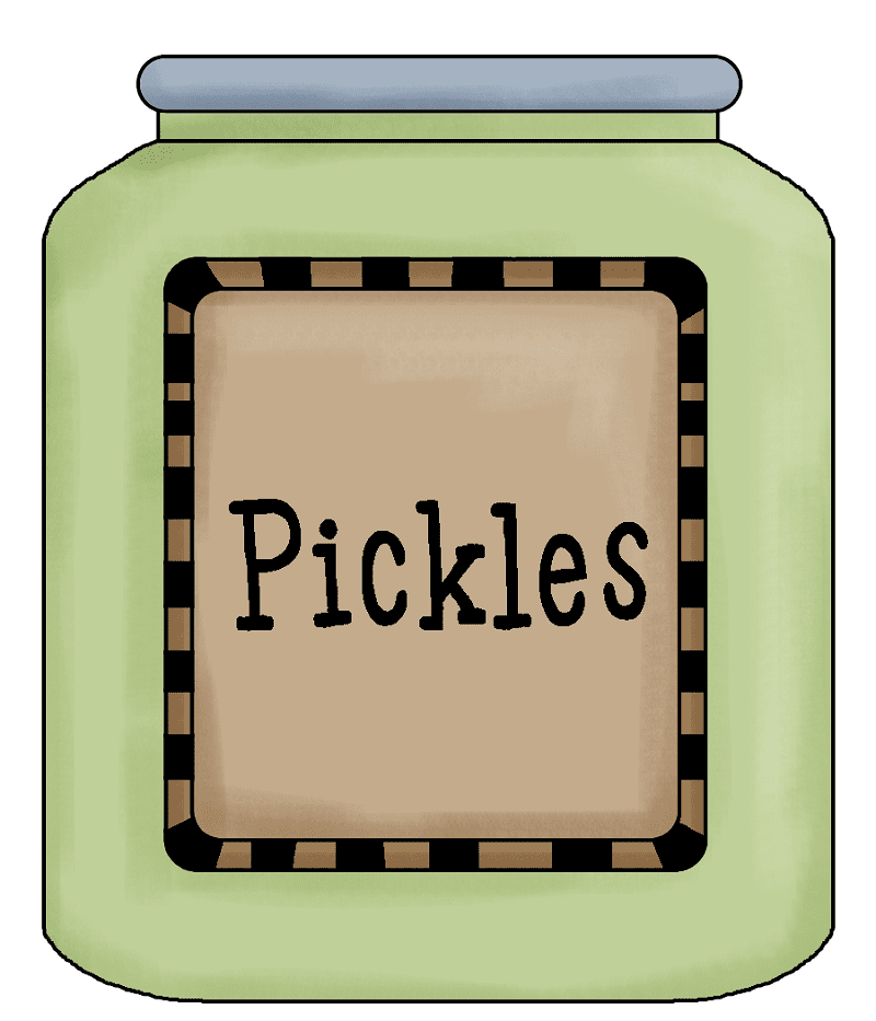 Pickle Jar Clipart Png
