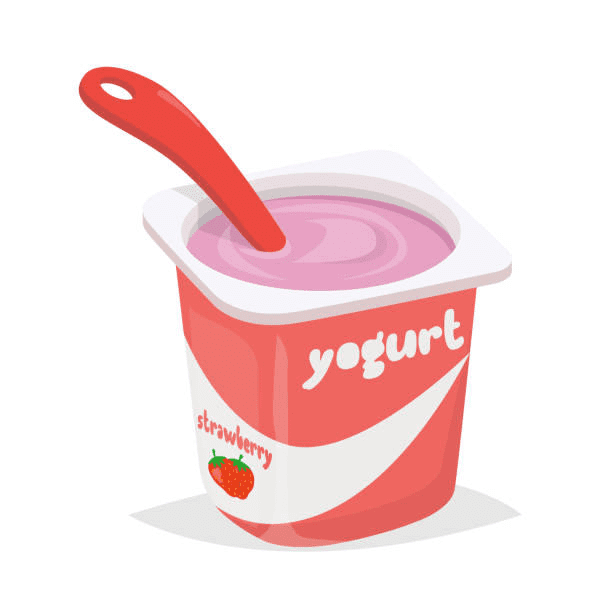 Strawberry Yogurt Clipart Images