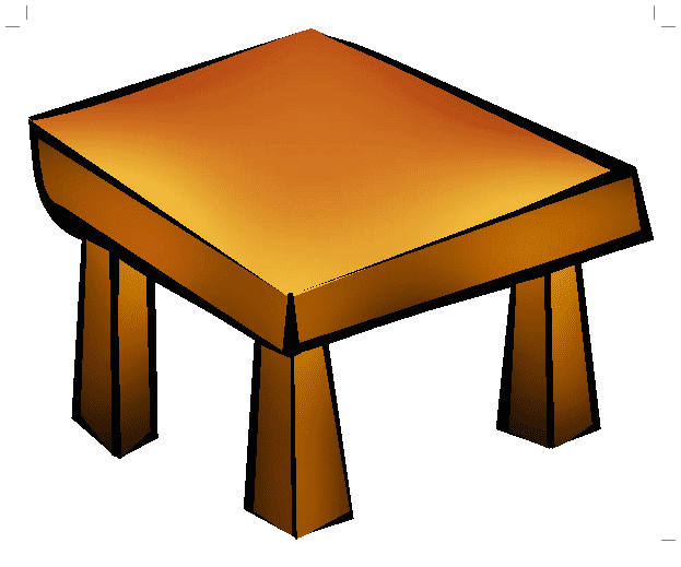 Wooden Table Clipart Free