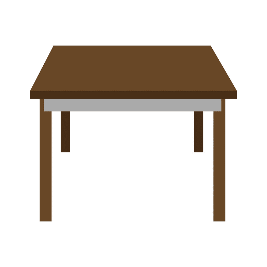 Wooden Table Clipart Image