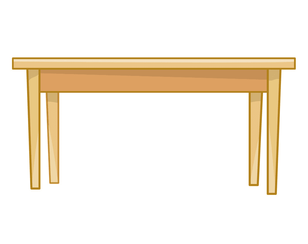 Wooden Table Clipart Images