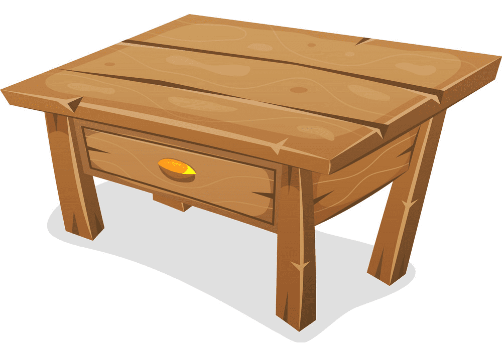 Wooden Table Clipart Pictures
