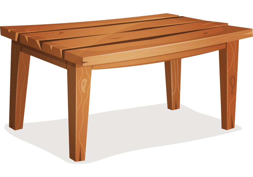 Wooden Table Clipart Png