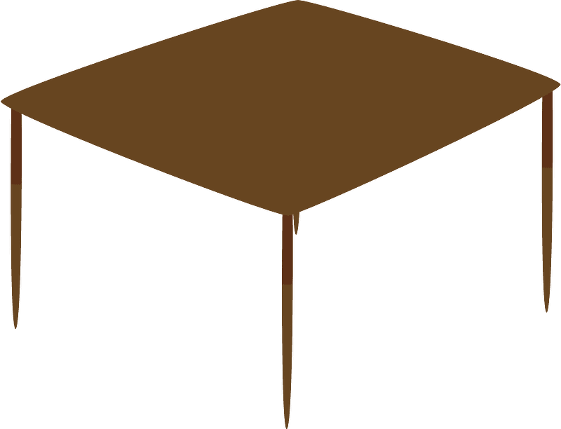 Wooden Table Clipart Transparent