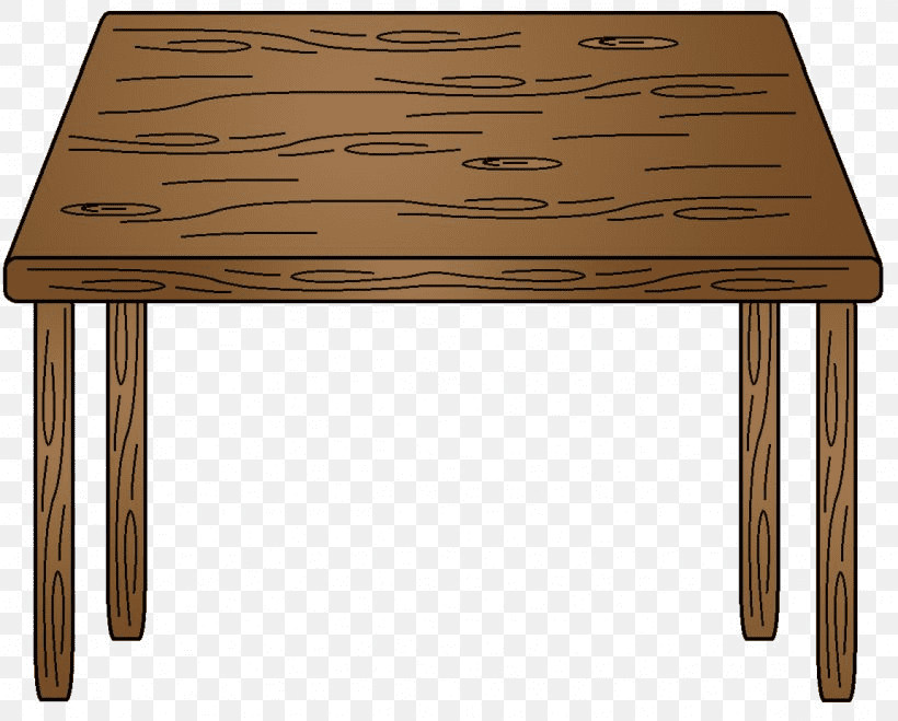 Wooden Table Clipart