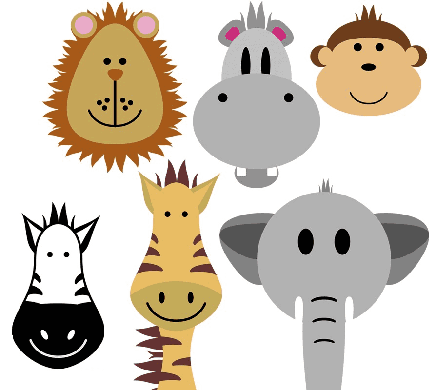 Zoo Animals Clipart Image