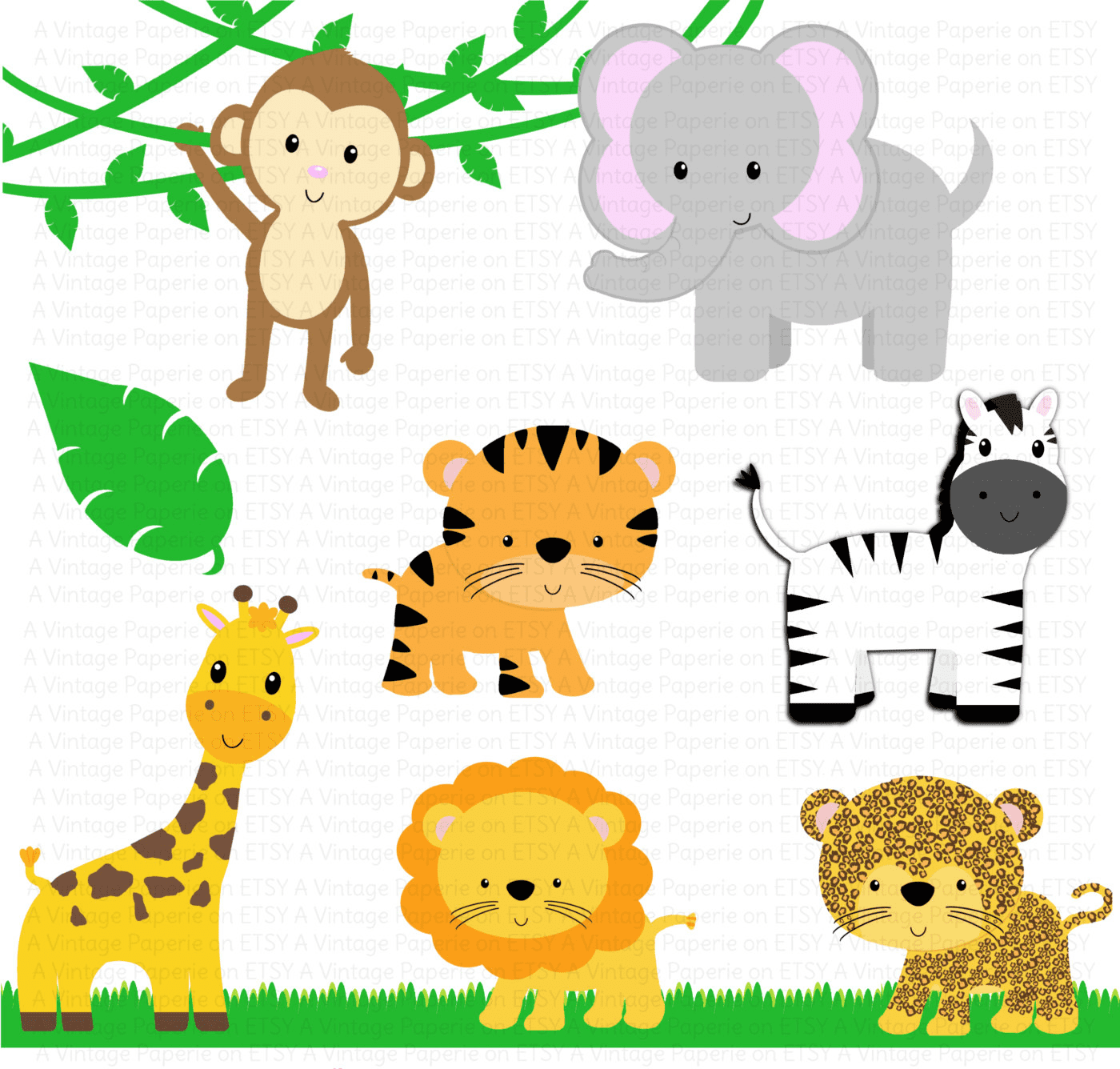 Zoo Animals Clipart Images