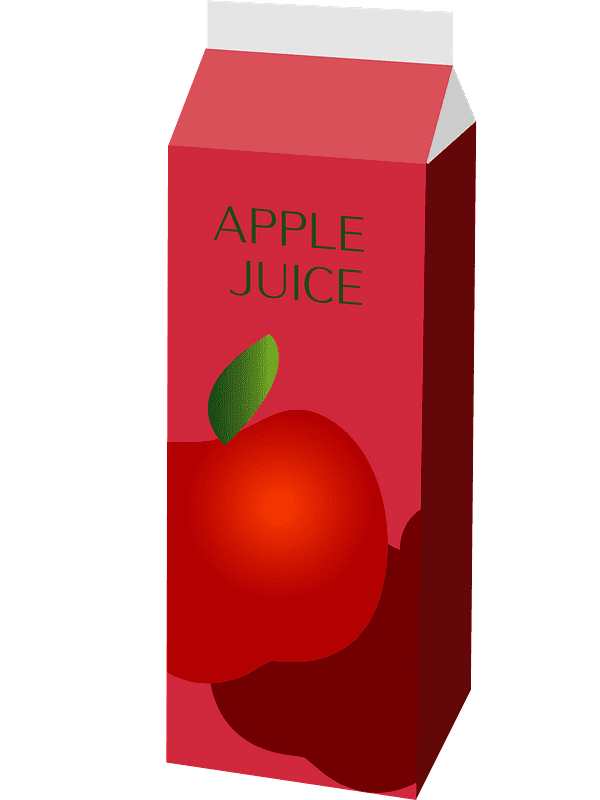 Apple Juice Clipart Transparent Background