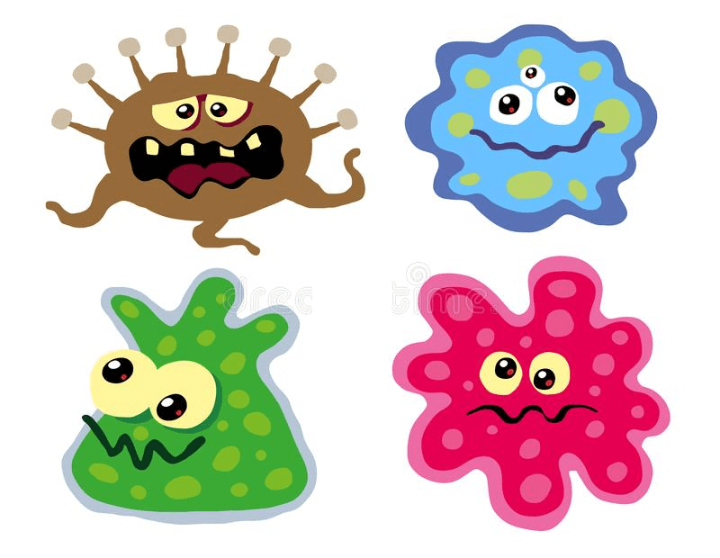 Bad Bacteria Clipart Image
