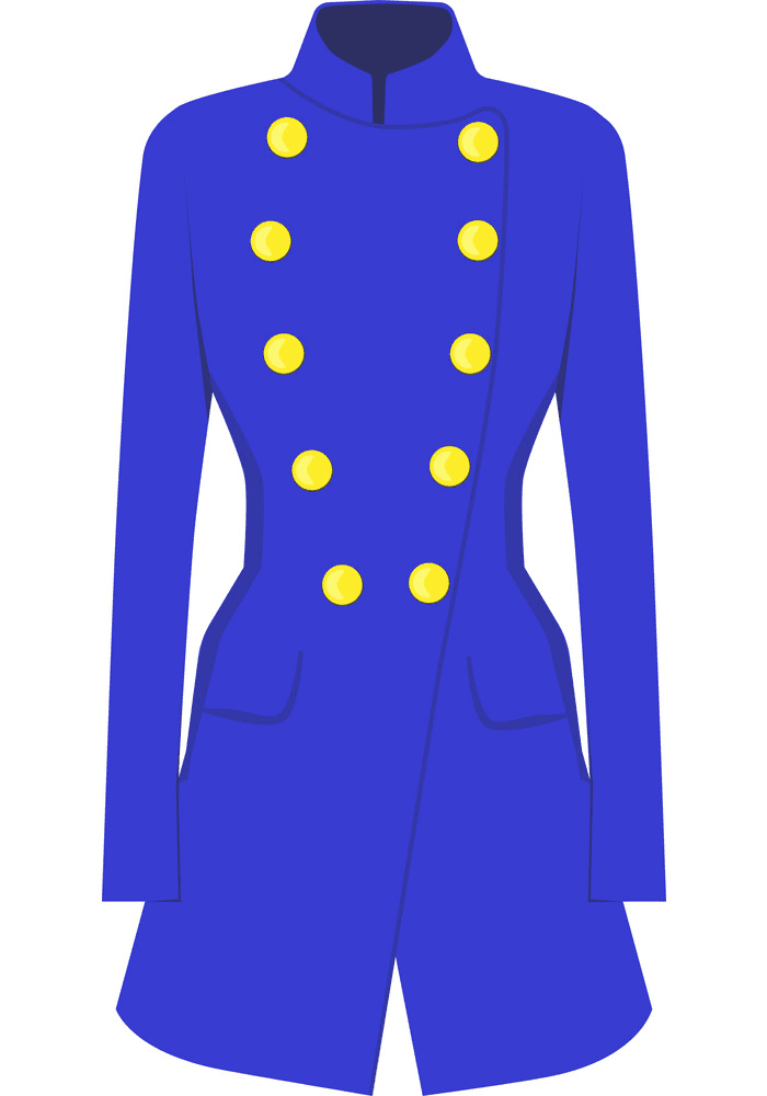 Blue Coat Clipart