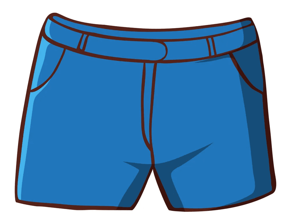 Blue Shorts Clipart Png