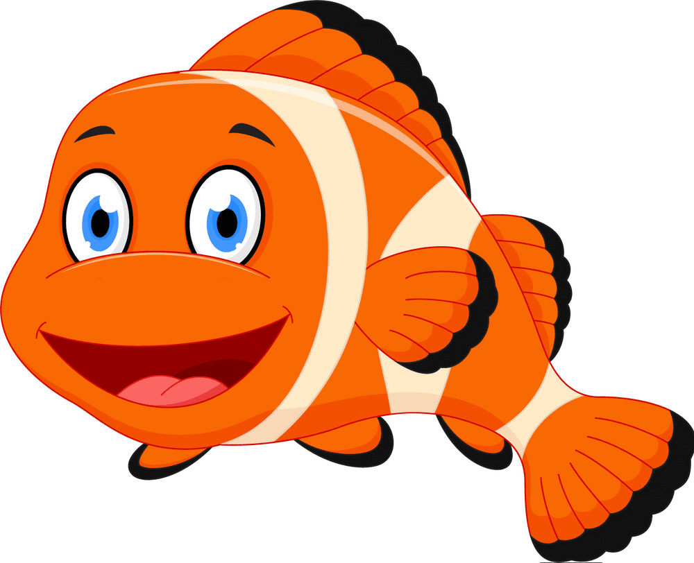 Cartoon Clownfish Clipart Free