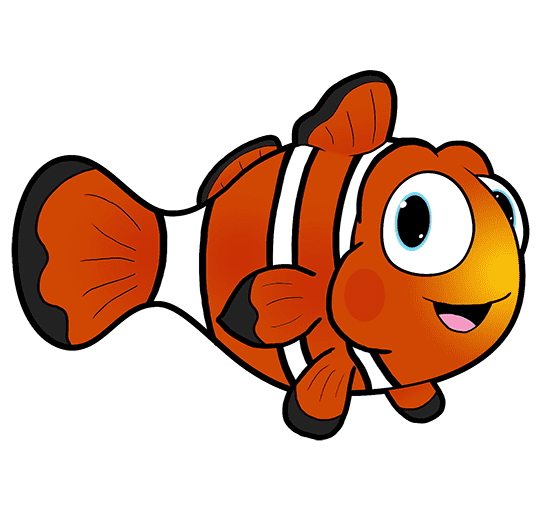 Cartoon Clownfish Clipart