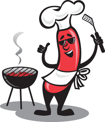 Cartoon Sausage Clipart