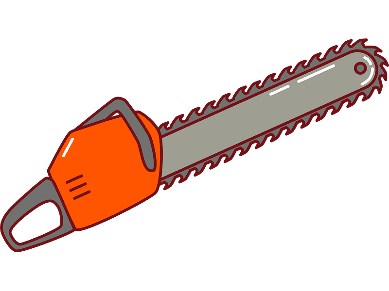Chainsaw Clipart Transparent Image