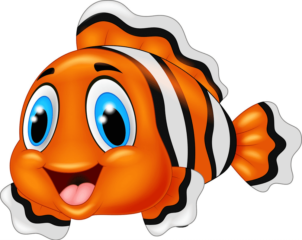 Cute Clownfish Clipart Free