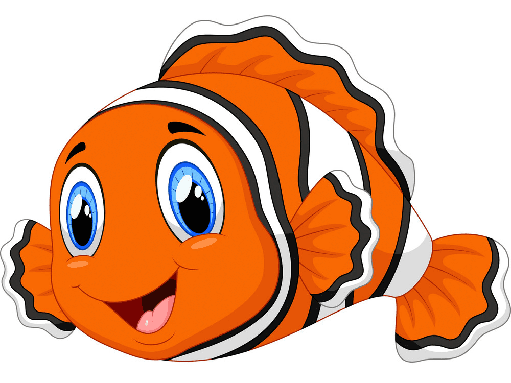 Cute Clownfish Clipart