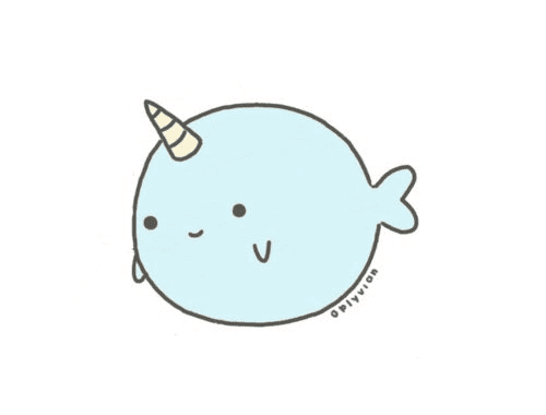 Cute Narwhal Clipart Free